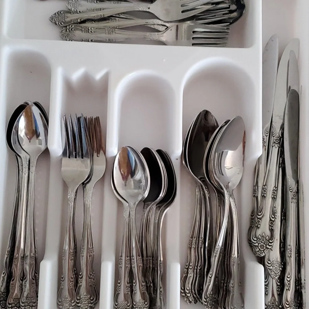 Vintage Regency Silver Service for 10 Cutterly